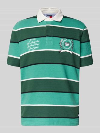 Tommy Jeans Regular Fit Poloshirt aus reiner Baumwolle in Gruen, Gr&ouml;&szlig;e XXL
