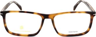 David Beckham Db 1019 Rectangular Tortoiseshell Frame Eyeglasses