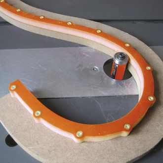 CMT Tmp-2000 Plantilla Flexible Naranja Para Fresado 18x18mm L=2000mm