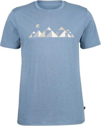 Stoic Hemp30 AmalSt. Print Tee T-Shirt f&uuml;r Herren | blau