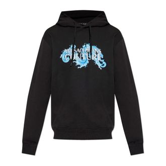 Versace Jeans Couture Hoodies, male, Black, Size: 2XL The Hoodie