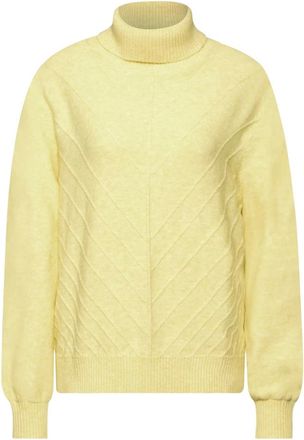 Street One Sweatshirts & Hoodies - Dames - Truien - Geel - Maat: M
