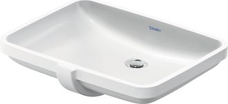 Duravit Duravit - No.1 Lavabo Encastrado, Sin Agujero Para Grifo, Con