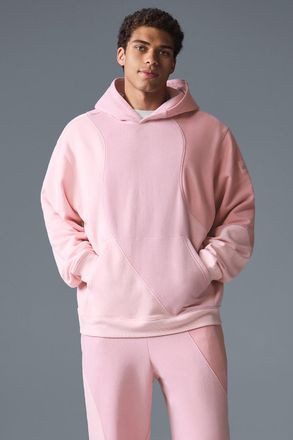 Alo | Make Waves Hoodie in Sunset Pink Tonal, Size: 2XL MEN/3XL WOMEN