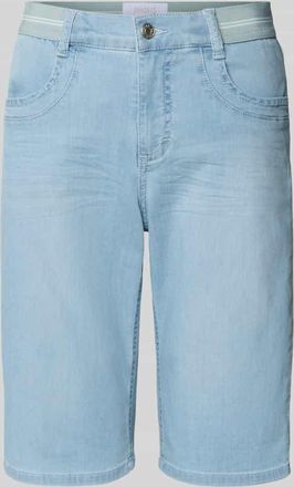 Angels Regular Fit Bermudas mit elastischem Bund Modell SPORTY in Hellblau, Größe 40