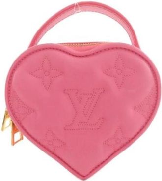 Louis Vuitton Pre-owned Mini Pouch - Dames - Vintage Mini Tas - Roze - ONE Size - Leer - Vintage