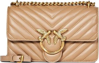 Pinko Love kleine crossbodytas - Beige