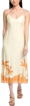 Lost + Wander Lost + Wander Sefina Linen-Blend Maxi Dress