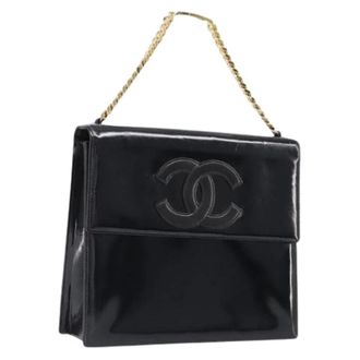 Chanel Pre-owned Vintage Hand Bag - Dames - Pre-owned - Zwart - Maat: ONE Size Leer