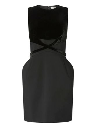 Genny velvet-top mini dress - women - Elastane/Viscose - 42 - Black