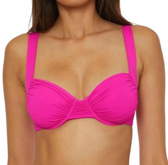 BECCA by Rebecca Virtue Color Code Underwire Azalea Top In Pink