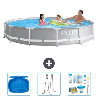 Intex Piscina Prism Frame Redonda - 366x76 Cm - 6-piezas S22485