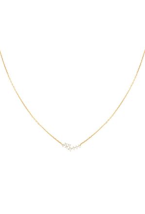 Astrid & Miyu Crystal Scatter 18k Gold-plated Necklace - One Size