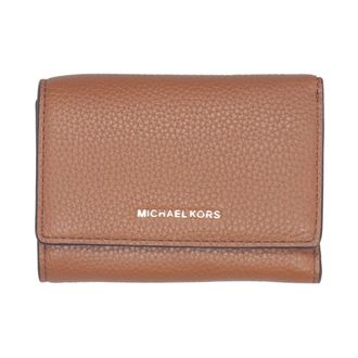 Michael Kors Accessoires, Dames, Bruin, ONE Size, Leer, Bryant Medium Pebbled Leather Wallet