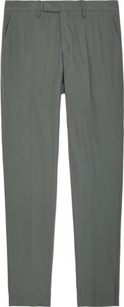Lardini Cotton and Silk-blend Trousers - Grey - 54 (IT54 / Xxl)