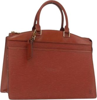 Louis Vuitton Pre-owned Vintage Handtas - Dames - Vintage Handtas - Bruin - ONE Size - Leer - Vintage