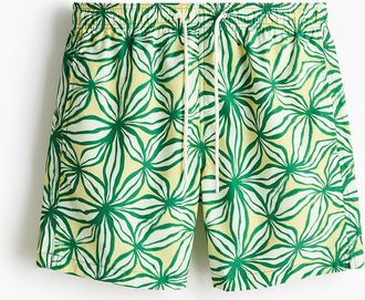 H&M Patterned swim shorts - Green