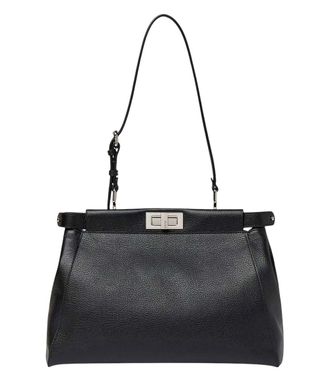 Fendi Black My Peekaboo Medium Shoulder Bag