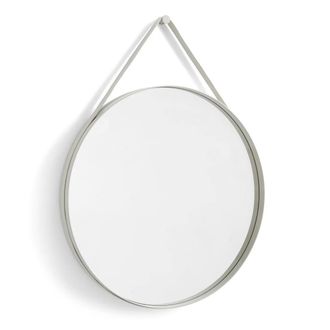 HAY Strap Mirror No. 2, &Oslash; 70 cm, hellgrau