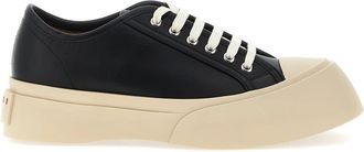 Marni Pablo Leren Sneakers - Heren - Sneakers - Zwart - 44 EU - Leer - Schoenen