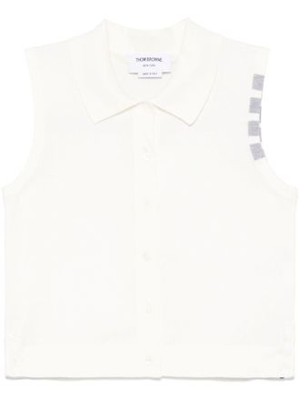 Thom Browne 4bar Cotton Top-Donna
