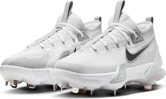 Nike Force Zoom Trout 9 Elite FB2906-100 Mens White Baseball Cleats GBNC1552