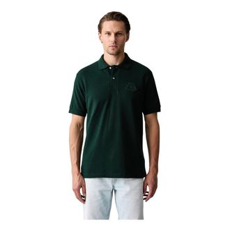Lacoste Polo in piqu&eacute; con stemma ricamato Classic Fit - - Tops - Uomo - Verde - 2XL