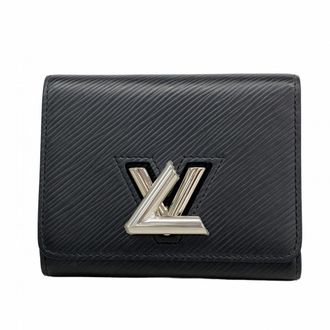Louis Vuitton Noir Wallet (Tri-Fold) (Pre-Owned)