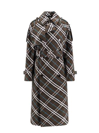 Burberry Cotton Check Trench