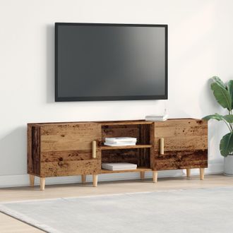 Berkfield Home TV Cabinet Old Wood 150x30x50 cm Engineered Wood in Brown | Size: 150 x 30 x 50 cm
