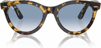 Ray-Ban Wayfarer Way Blue Gradient Oval Unisex Sunglasses RB2241 13323F 54