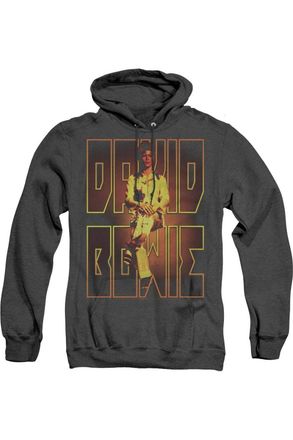 Gildan David Bowie Perched Adult Heather Hoodie