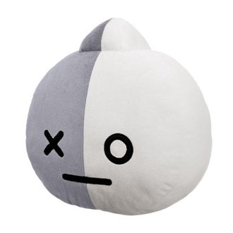 OEM No-name Coj&iacute;n Van Bt21 Blanco Y Negro Decorativo De Peluche