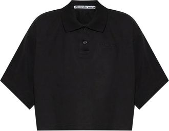 Alexander Wang Polo a maniche corte - Nero