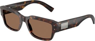 Dolce & Gabbana Designer zonnebril Dg 4483 in bruin - Heren - Zonnebrillen - Bruin - 54 MM - Accessoires