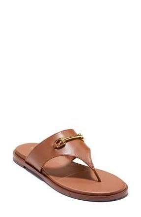 Cole Haan Flynn Thong Sandal in Ch British Tan Leather at Nordstrom Rack, Size 5.5