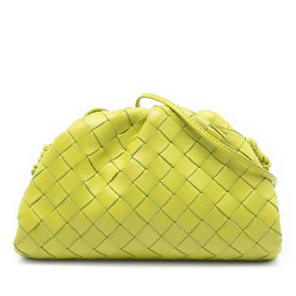 Bottega Veneta Pre-owned Bottega Veneta Nappa Intrecciato The Mini Pouch Crossbody B09301174Q