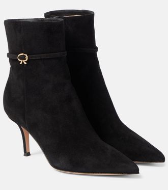 Gianvito Rossi Stivaletti Ribbon Ville in suede