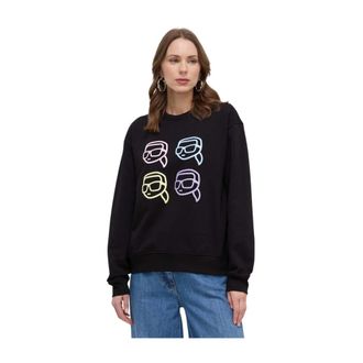 Karl Lagerfeld Sweatshirts - Dames - Sweatshirts - Zwart - S - Hoodies & sweatvesten