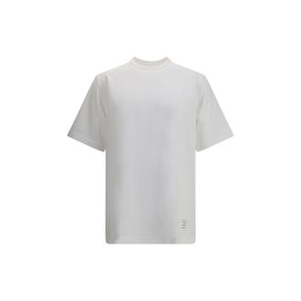 Thom Browne White Cotton Mens Sportswear