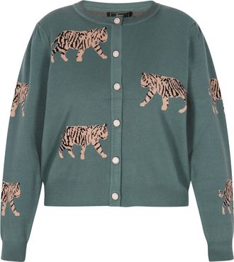 Faina Vest Dames donkergroen