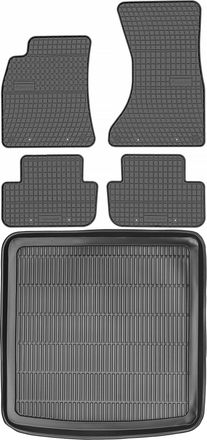 OEM Juego De Alfombrillas De Goma Para Coche Y Maletero Para Audi A4 B8 Kombi (2007-2015)