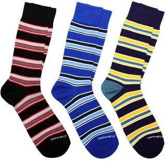 Unsimply Stitched Assorted 3-Pack of Crew Socks in Black Multi at Nordstrom Rack