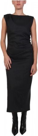 Marella Kleedjes > Day Kleedjes > Midi Kleedjes - Dames - Casual kleedjes - Grijs - S - Kleedjes