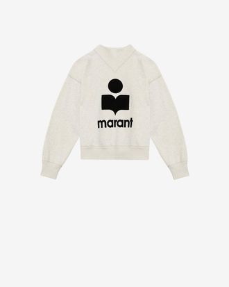 Isabel Marant Moby Sweatshirt - Female - Ecru - Size 42 - Marant &Eacute;toile - Gifts Ideas for Women