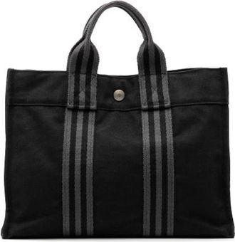 Herm&egrave;s Pre-owned Tote Bags, female, Black, Size: ONE SIZE Pre-owned Fourre Tout PM tote
