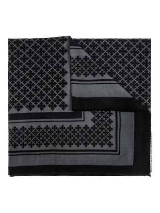 By Malene Birger Sciarpa con motivo geometrico - Grigio