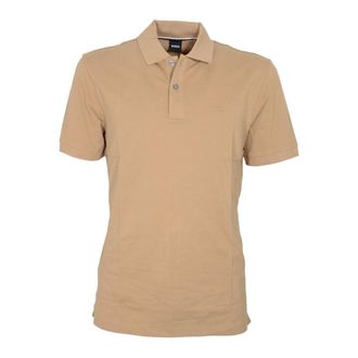 HUGO BOSS Tops, Heren, Beige, M, Katoen, Pallas Polo