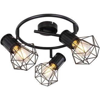 Globo Lighting Foco - Priska - Negro - Metal - &Oslash; 29cm - E27 - 54017-3 - Globo