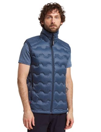 Tenson Bodywarmer Tenson donkerblauw structuur polyamide